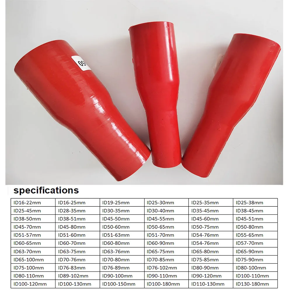 

12-180mm universal silicone tube variable diameter joint, high-pressure intercooler, turbine engine high-temperature intake hose