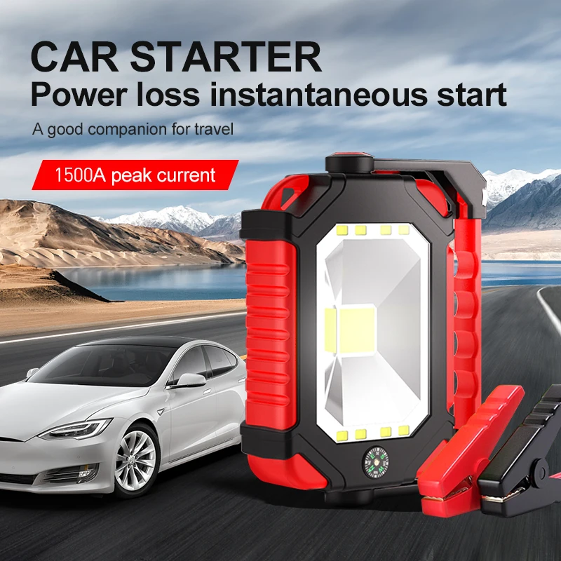 

12V Car Jump Starter 16800mAh Power Bank 1500A Starting Device Diesel Petrol Car Battery Charger For Car Battery Booster Bust