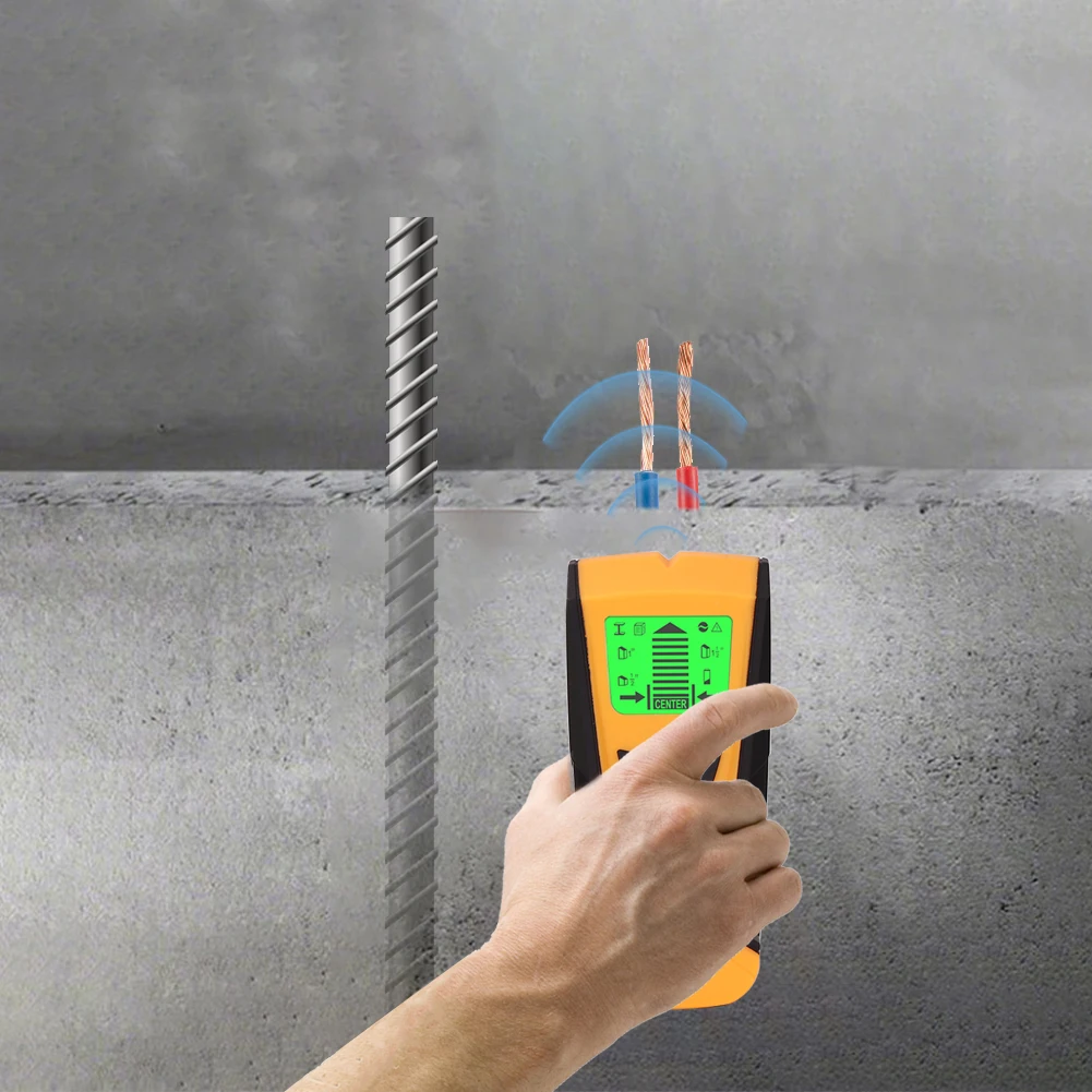 Search Metal AC Voltage Live Wire Detector Electric Box Finder Wall Detectors Wall Scanner Gold Finder Wood Studs Scanners