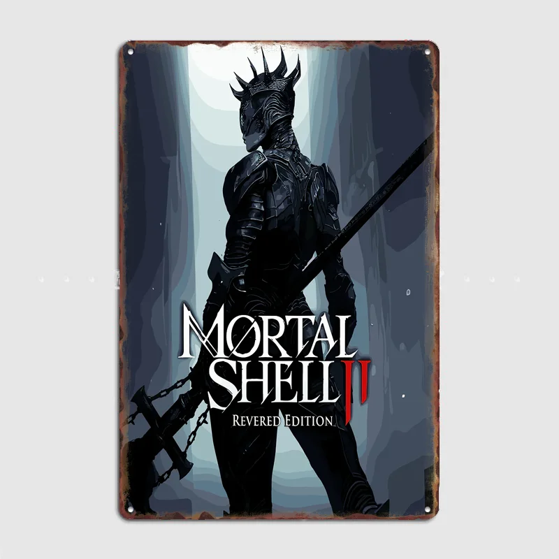 Mortal Shell II Revered Edition Poster Metal Sign Life Wall Custom Bedroom Indoor Home Wall Decor Posters Room Decoration