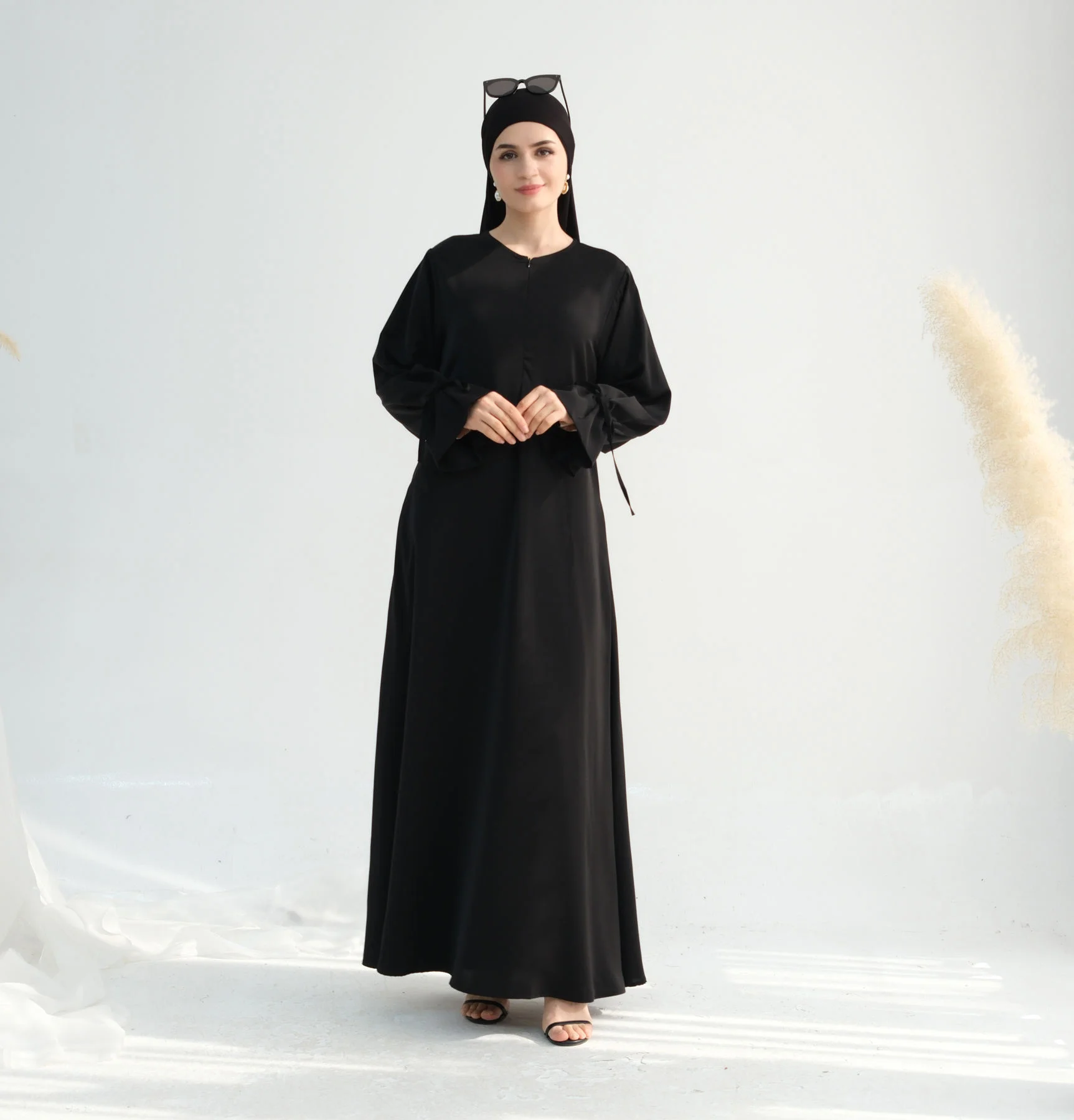 

Muslim Women Maxi Dress Abaya Dubai Kaftan Eid Djellaba Ramadan Islam Clothing Kebaya Modest Arabic Femme Robe Vestidos Caftan