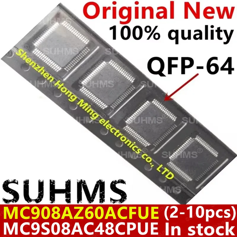 mc9s08ac48cpue-mc9s08ac48-mc908az60acfue-3k85k-qfp-64-chipset-100-novo-2-10-pcs