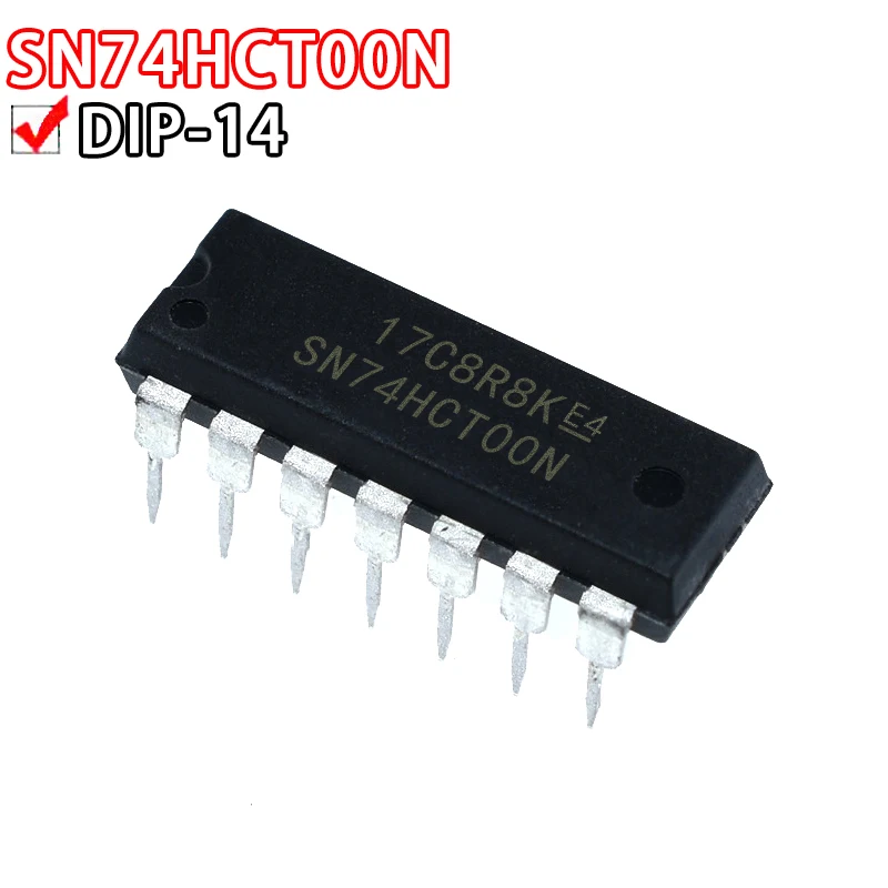 10PCS SN74HCT125N SN74HCT00N SN74HCT02AN SN74HCT02N SN74HCT04AN SN74HCT164N SN74HCT74N DIP-14 74HCT125 74HCT00 74HCT02 74HCT04