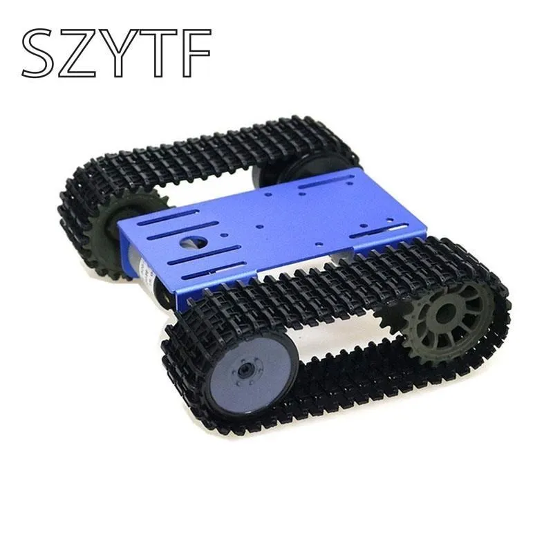 Mini T101 Smart Robot Tank Chassis Tracked Car Platform with 33GB-520 Motor for arduino DIY Robot Toy Part