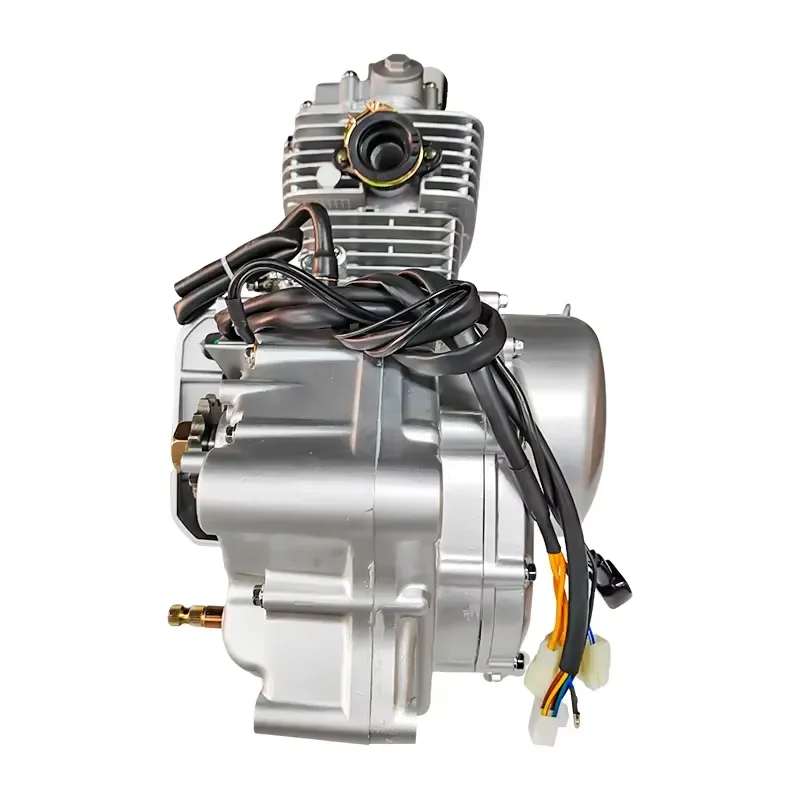 125cc Air Cooled 4 Stroke Motorcycle Engine Assembly 5 Gear Practical Start System for Motorbike Replacement Parts High