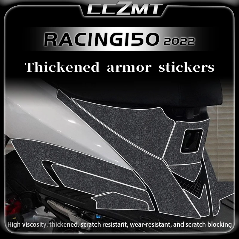 For KYMCO Racing150 2022 2023 thickened body armor sticker protective sticker film accessories modification