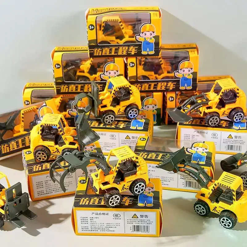 Inertial Driving Construction Truck Toy Small Excavator Plastic Dump Truck Toy Digger Vehicle For Children