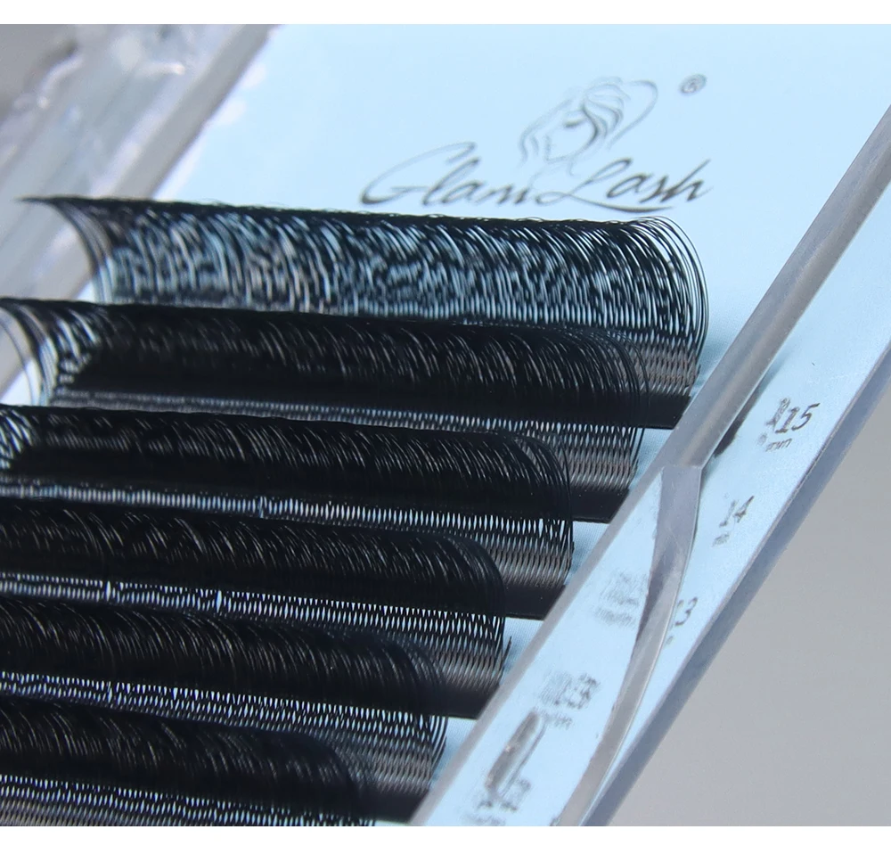 GLAMLASH U-Form YY 3DW Falsche Wimpern UYY UY U3DW U5DW Wimpernverlängerung Handgewebte Einzelwimpern – Detail 8