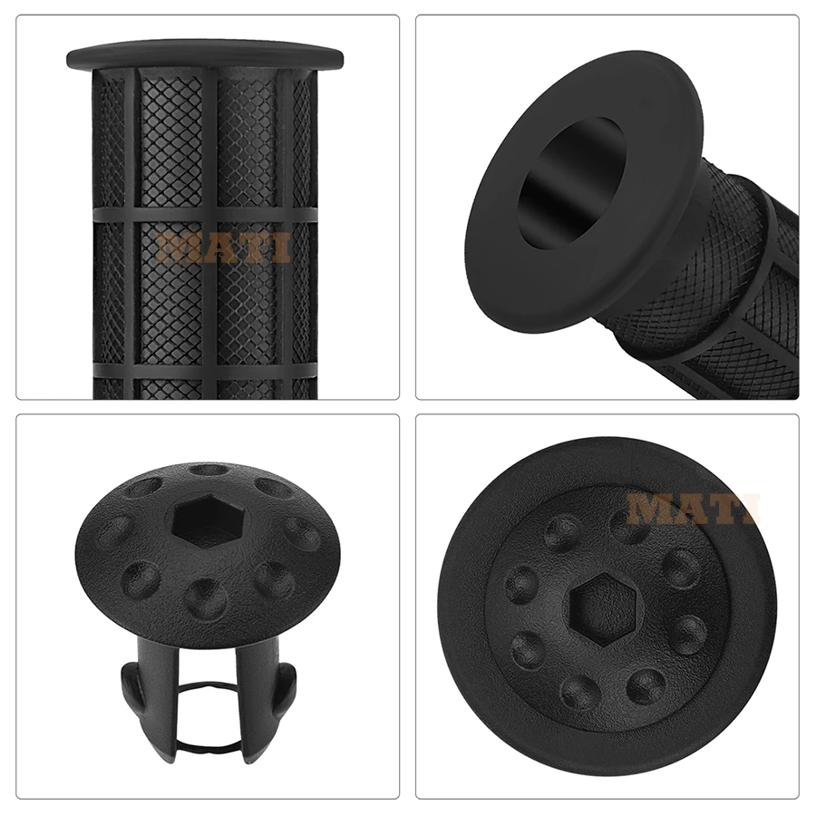 MATI Handlebar Grips & HandleBar End Guards For Honda Sportrax Recon Rancher Rubicon Foreman Rubicon Rincon 250 420 500 520 680