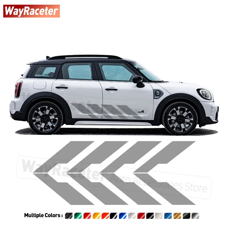 

Edition Untamed Carbon Fiber Door Side Stripes Sticker For MINI Countryman F60 JCW John Cooper Works 2017+ 2022 2023 Accessories