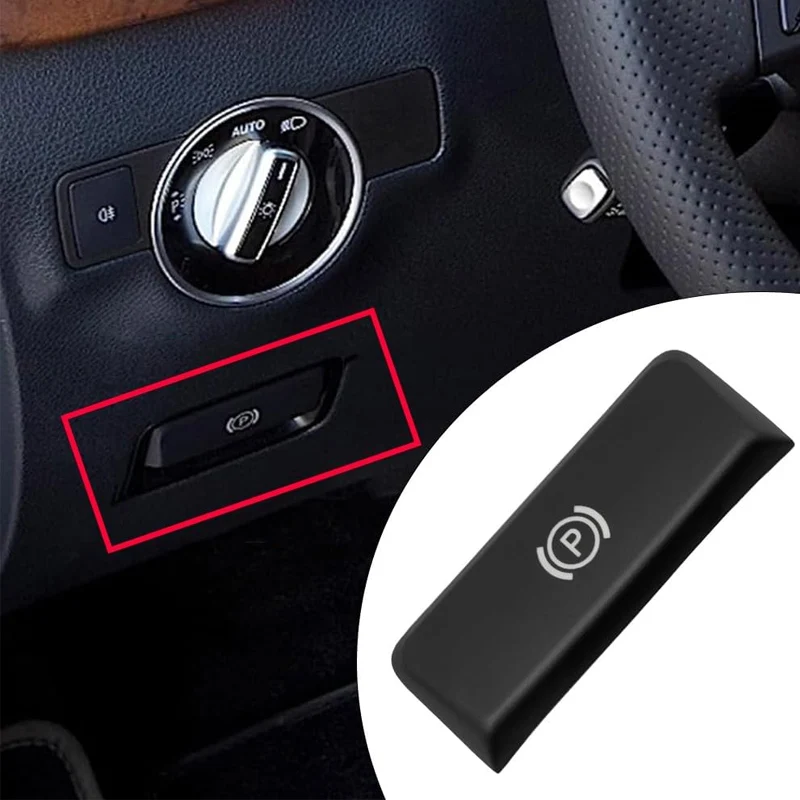 Car Handbrake Decorative Stickers Interior Modification Button Stickers For Mercedes Benz GLE350 GLS400 ML350 GL500 Accessories