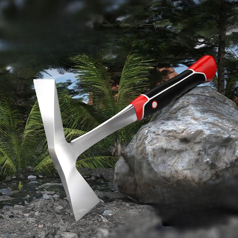 

Axe chopping firewood pickaxe farming tools digging tree roots double flat fishing dual-purpose hoe axe integrated