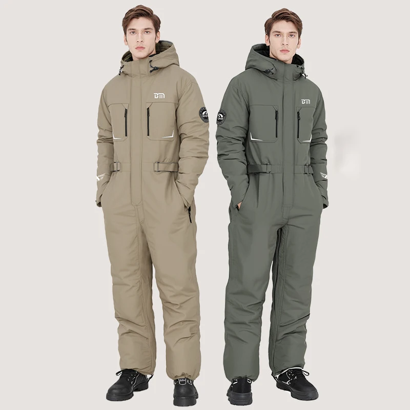 Inverno motocicleta equitação roupas à prova de frio inverno moda cintura design quente algodão macacão engrossado à prova dwaterproof água snowmobile terno