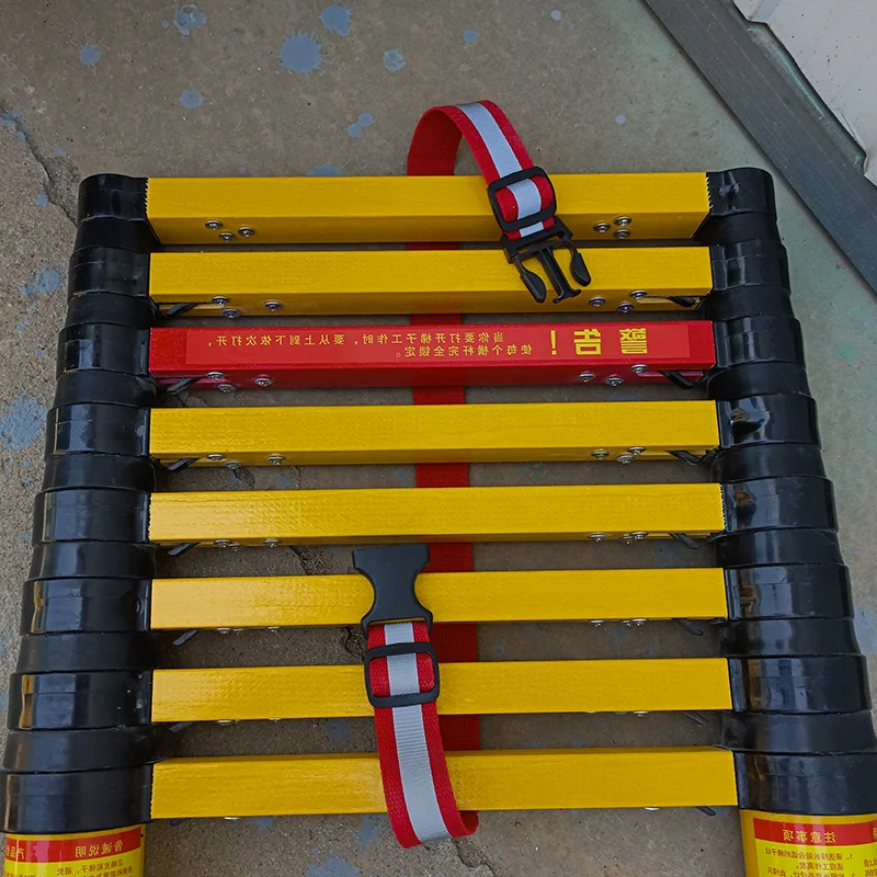 Escabeau en fibre de verre personnalisé, Extension télescopique, isolation de sécurité, 6 pieds, 2 mètres, personnalisé pour la Construction, vente en gros