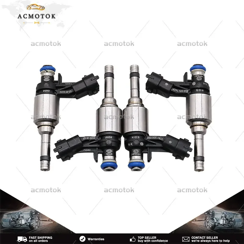 

4pcs 35310-2B120 Fuel Injectors For 2013-15 Hyundai Veloster 1.6L Turbo
