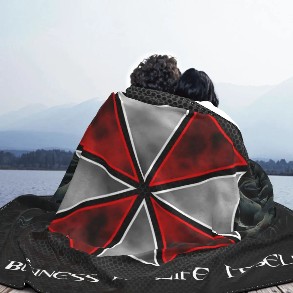 Umbrella Corps Corporation Blankets Fleece Winter Horror Military Tactical Police Warm Throw Blankets for Bed Office Bedspread