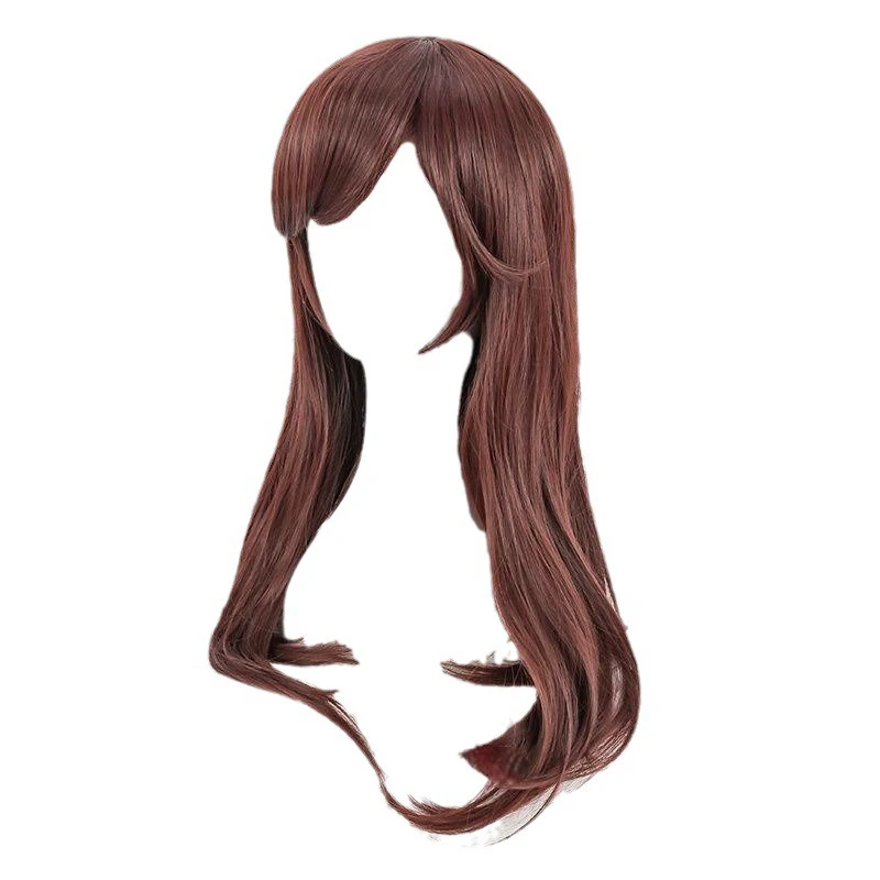 ゲーム ブリザード ゲーム キャラクター ウィッグ オーバーウォッチ D.Va ロールコス ヘッドギア ボール 女性 イブニングドレス マッチ ロングストレートヘア ウィッグカバー