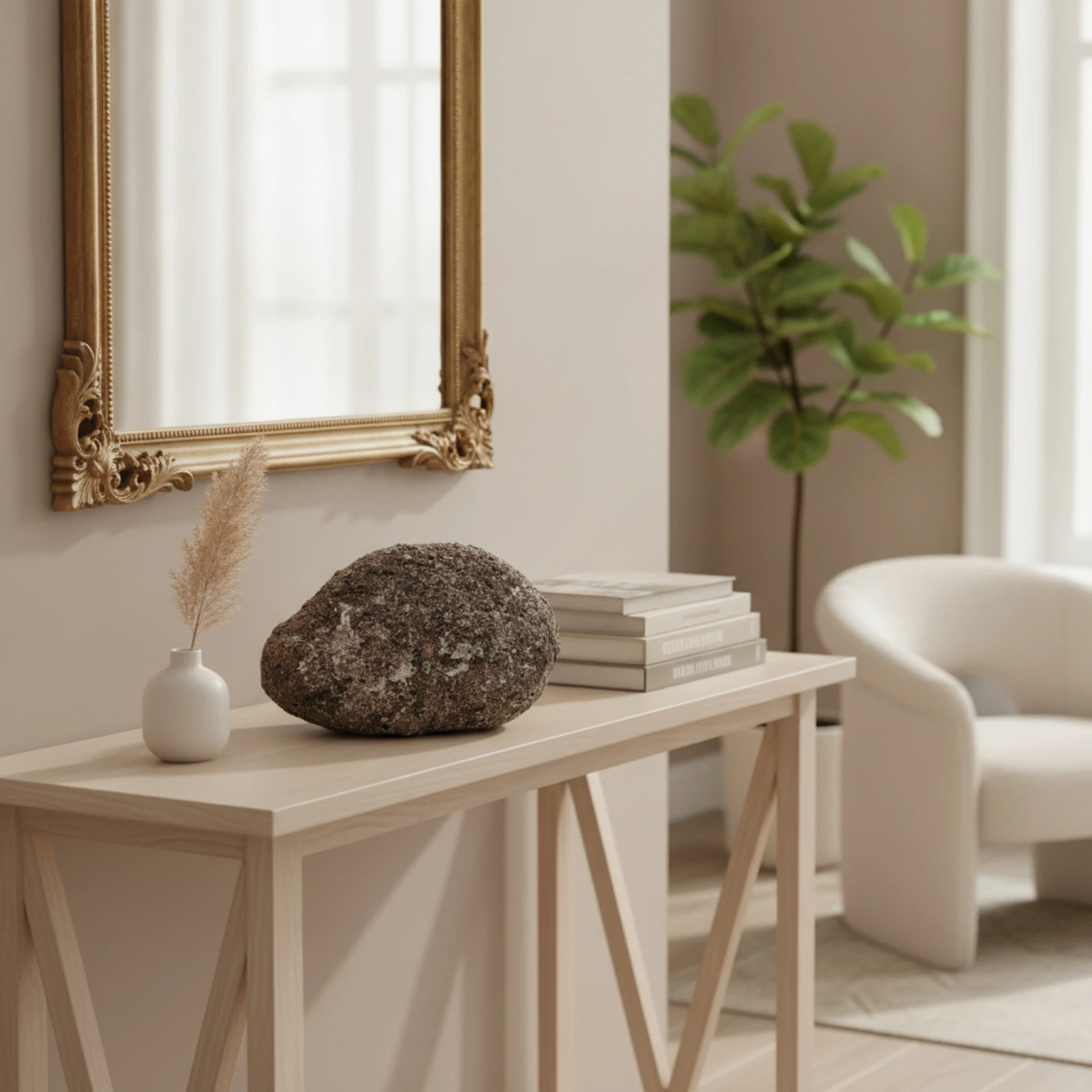 Fake Boulder Foam Faux Boulder Fake Rock Decorative Imitation Stone Outdoor for Event Planners, Mall Display, Photography Studio