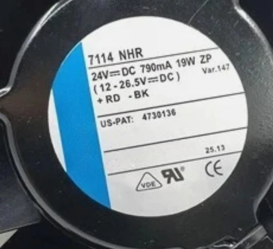 

Brand New Original 7114NHR 7114 NHR DC 24V 790mA 19W 15CM 15038 150X150X38mm Cooling Fan Fast delivery