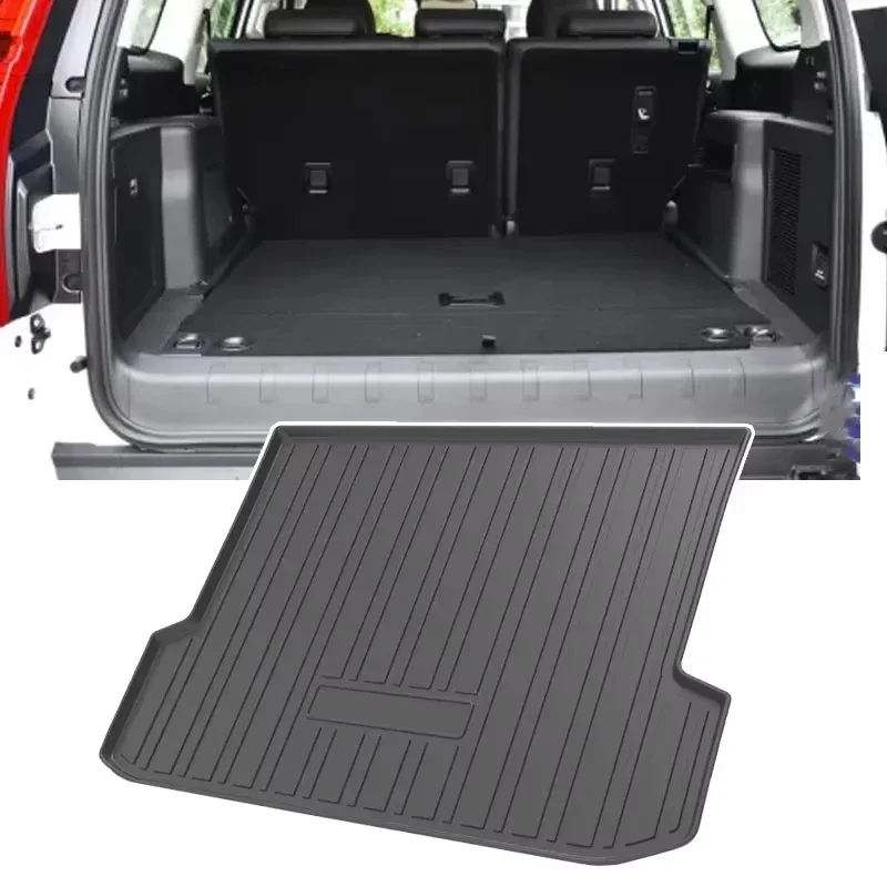 Auto Rear Trunk Mat For Haval H9 MK2 Accessories 2024 2025 2026 Storage Box Pad Cargo Liner Waterproof Protective Rubber Mats