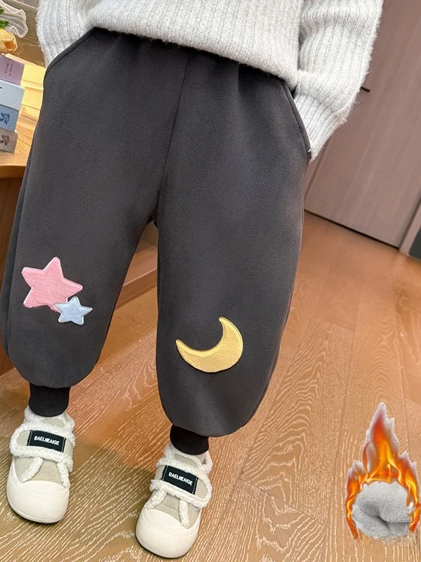 Thiened Fce Winterhose für Babymädchen, warm, lässig, neu, Herbst und Winter, koreanische Version, niedliche Kinderhose