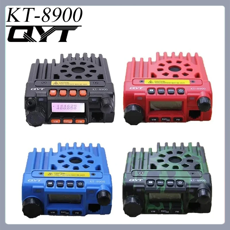 QYT KT8900 Mini Mobile Radio VHF UHF Up to25W Power Car Radio HAM Amateur Commercial Public Taxi Intercom Wireless Communication