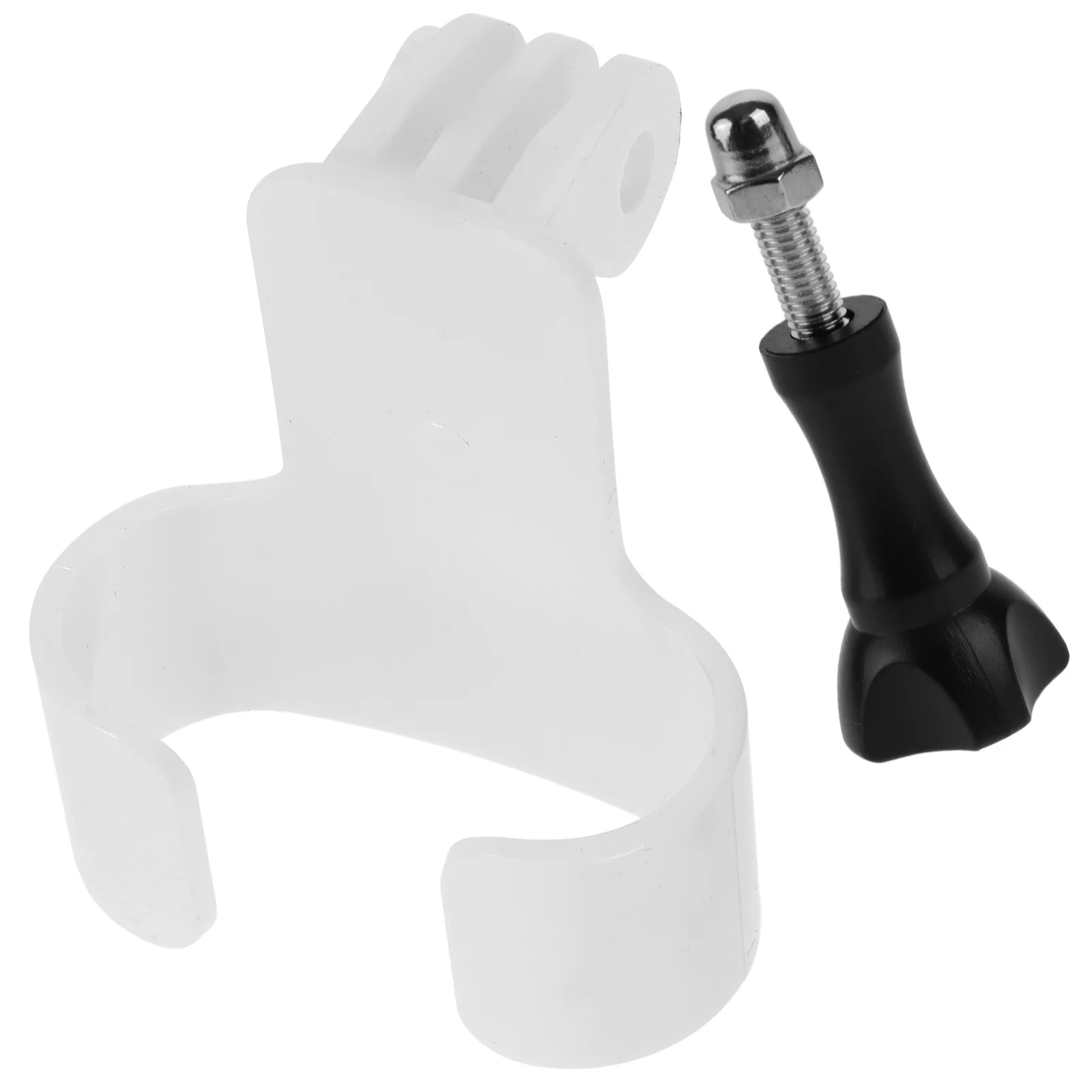 1 セットカメラホルダー耐久性のある水中カメラマウントプラスチックステンレス鋼ラックダイビングアクセサリー