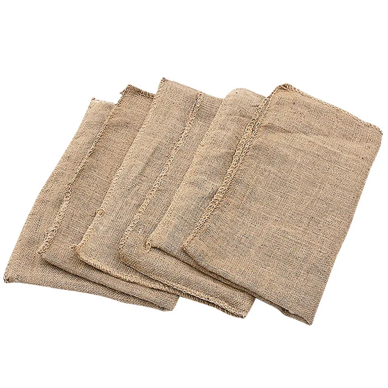 2Pcs 60*90cm Flood Prevention Sacks  Linen Bags Woven Bags Sand And Soil Hardware Woven Linen Storage Bags Yellow Linen Bags