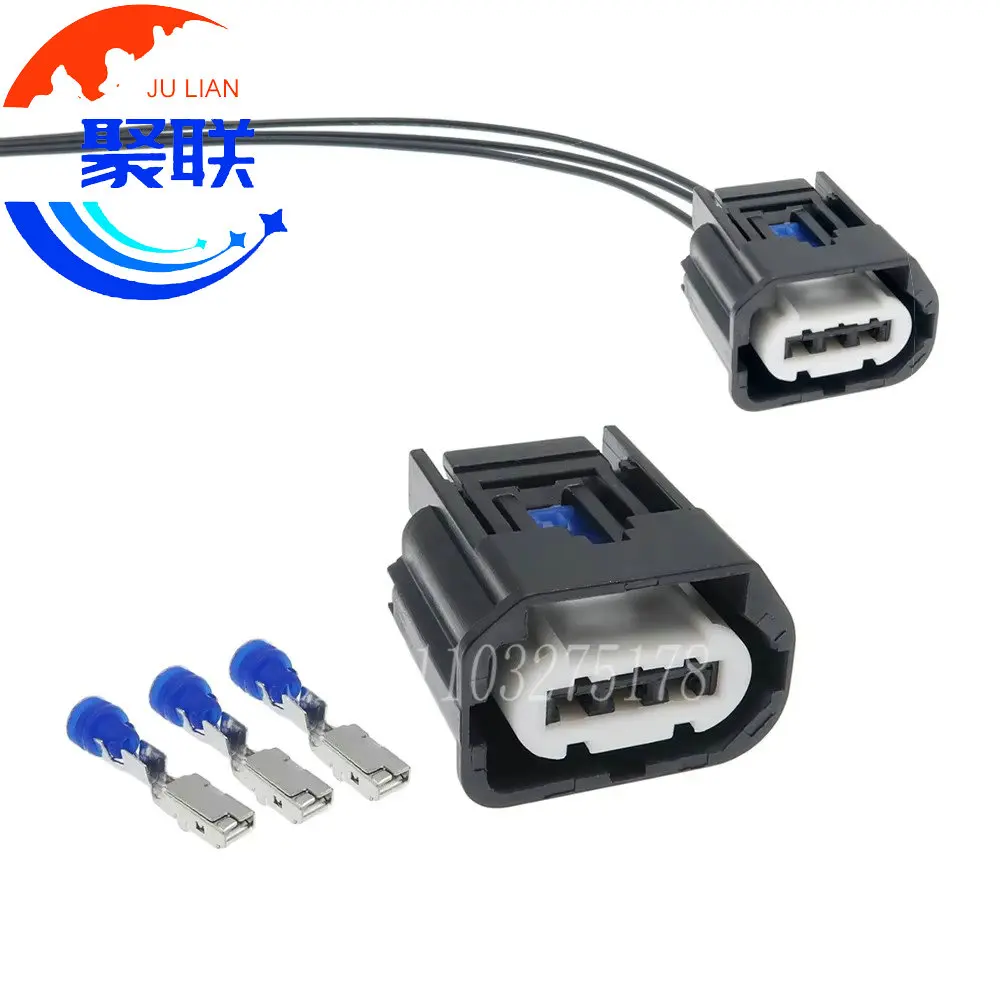 1Set 3Pin 7283-8977-30 Car Booster Pump Plug for Ford Focus Mazda EPS Automotive Waterproof Electrical Connectors Auto Parts