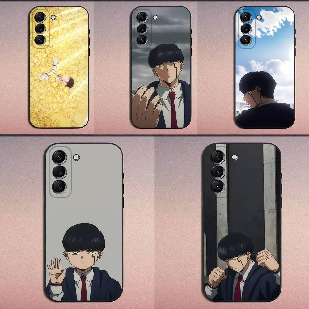 

Mashle Magic And Muscles Phone Case For Samsung Galaxy A20,A21s,A22,A31,A32,A52,A53,A72,73,A80 Soft Black Cover