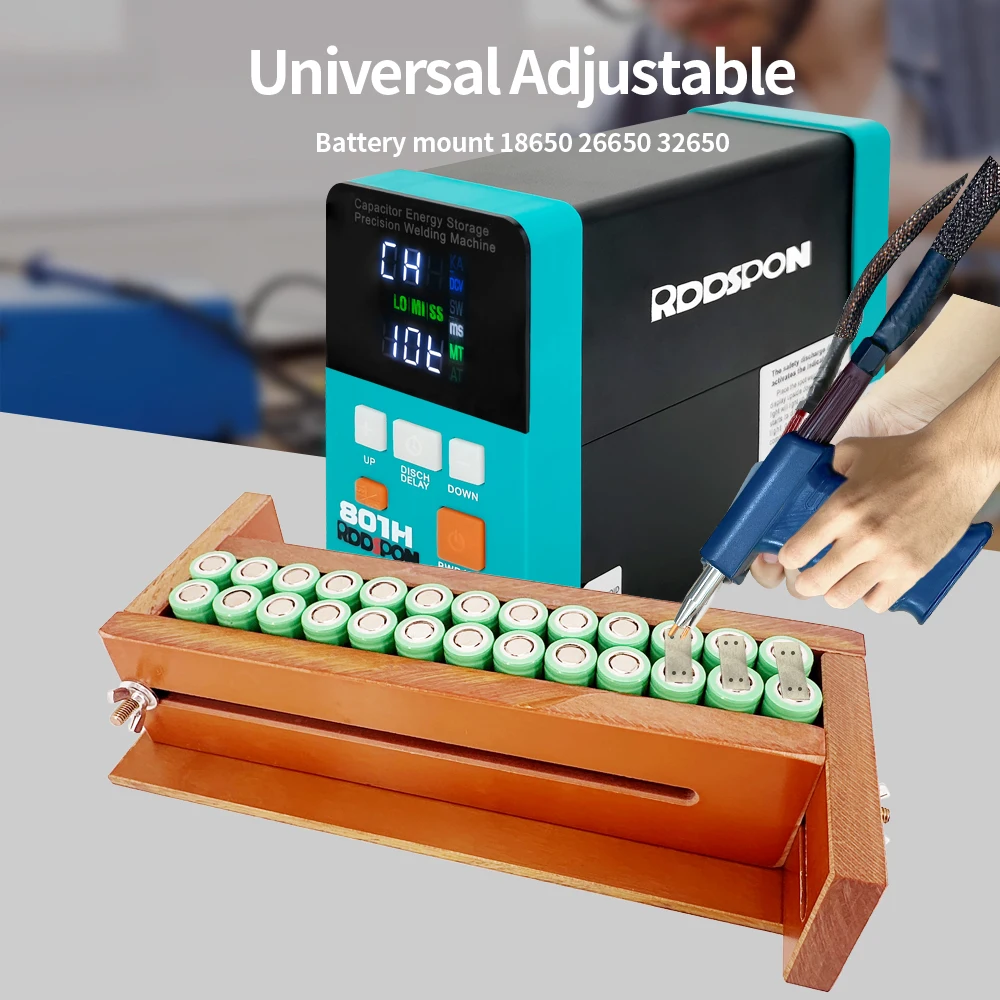 

Portable Battery Fixture Clamp for Spot Welder Single Row Double Sided Spot Welding Tool Plastic Fast Fixed Fixture Bracket Tool