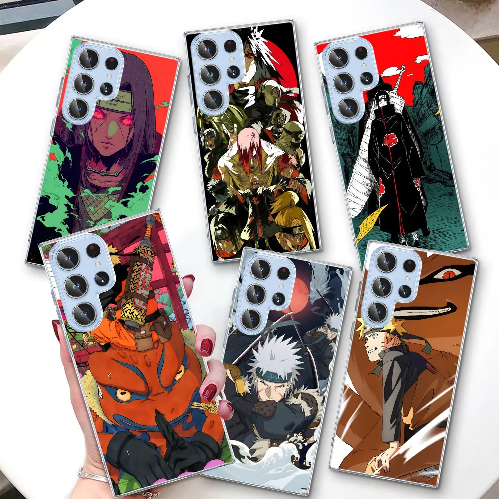 

Kurama Uzumaki Naruto Case for Samsung Galaxy S26 S25 Edge S22 S23 S24 S20 Ultra S21 FE S10 Plus Shockproof TPU Phone Cover