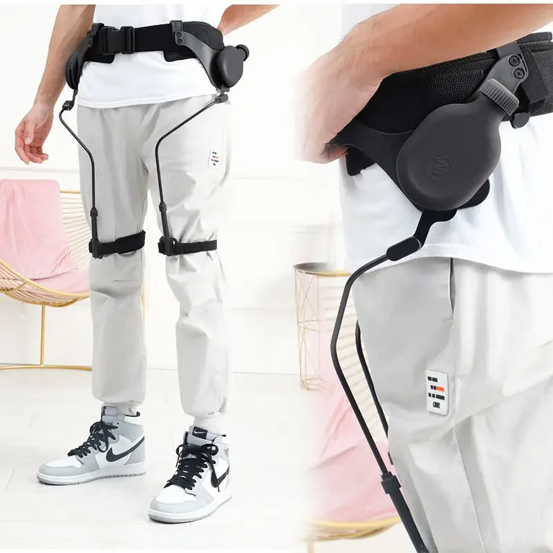 Geriatric stroke hemiplegia exoskeleton Lower limb walking leg boosters Assisted walking elderly rehabilitation training equ