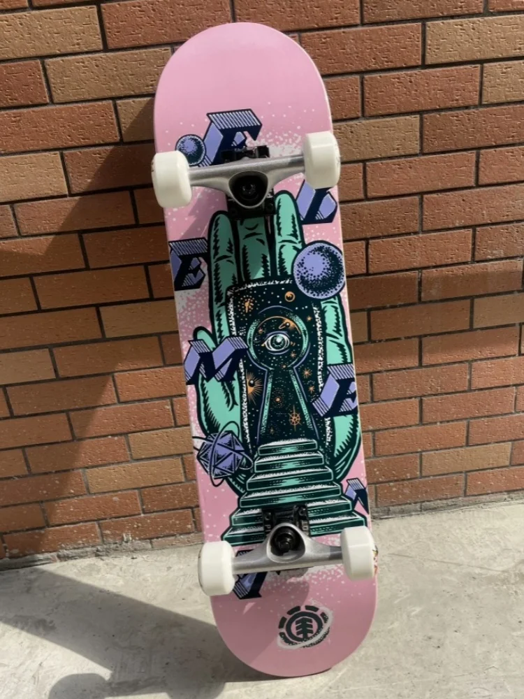 

Brand Skateboards Element Skateboard 8 Inch Double Kick Adult Board Professional Skateboard Street Skateboard Longboard Complete