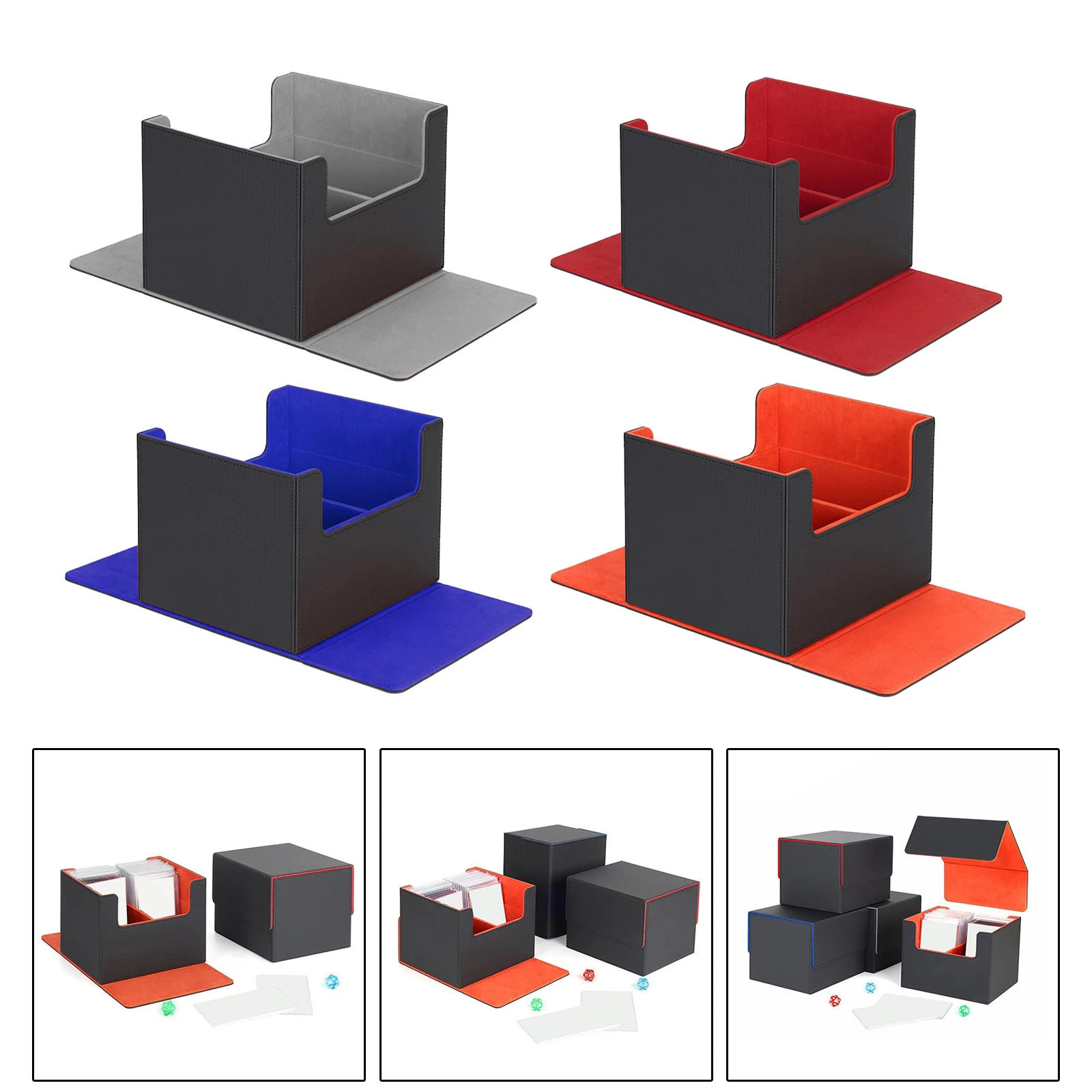 

Раскладной контейнер для карт, защитный Органайзер на 60 карт, для детей, PSA Bgs