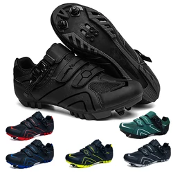 Hot Sale Mtb Shoes Cycling Speed Sneakers Men's Flat Road Cycling Boots Cycling Shoes Clip On Pedals Spd Mountain Bike Sneakers