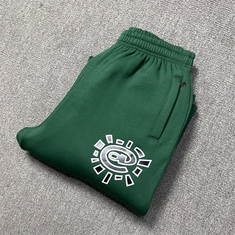 25SS ADWYSD Pants Sunroll Fleece Zipper Pocke Pants Jogger Drawstring Trousers