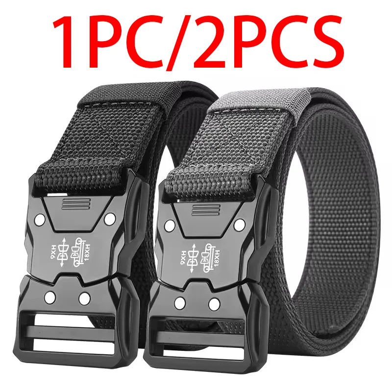 Cinturón Táctico Ajustable de Liberación Rápida, Cinturón Duradero para Actividades al Aire Libre para Hombres y Mujeres, Perfecto para Senderismo, Trabajo y Todas las Actividades al Aire Libre