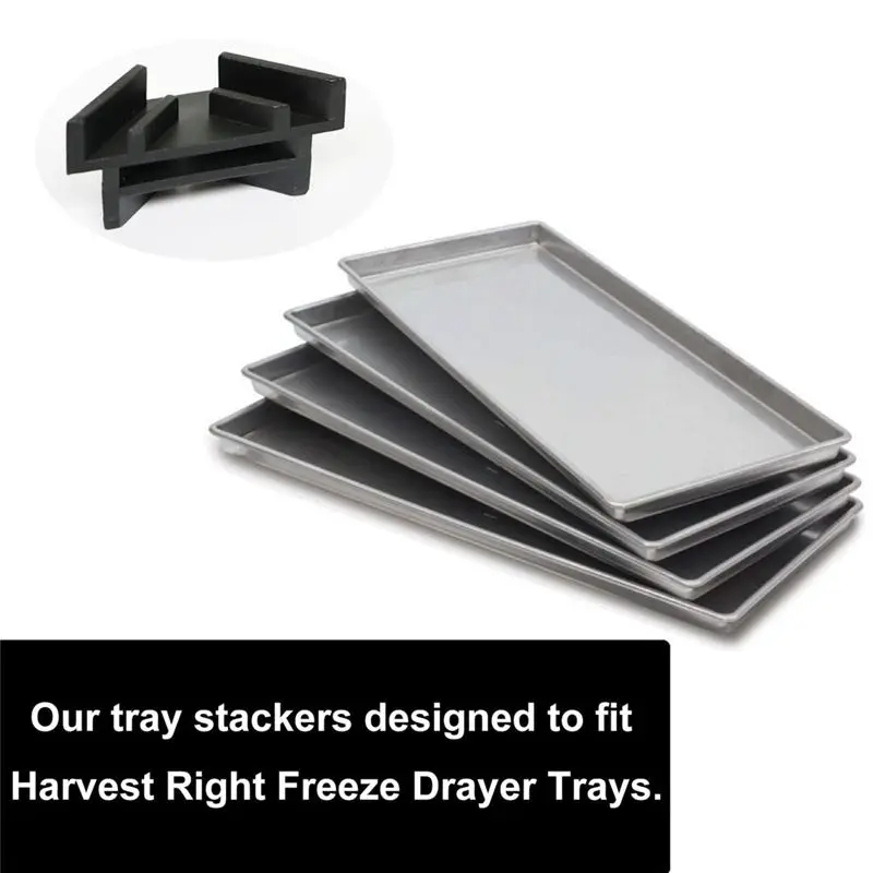 ABRN-12 Pcs Tray Stackers For Harvest Right Freeze Dryer Accessories Compatible With Harvest Right Trays (ONLY Tray Stackers) Du