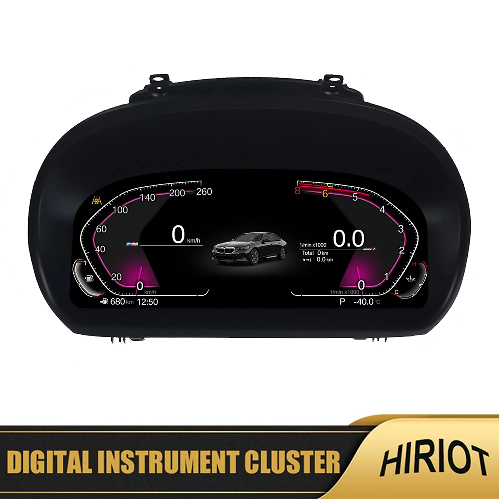 

11''Digital LCD Dashboard Instrument Cluster CarPlay For BMW 1 Series E81 E82 E87 E88 Speedometer Virtual Cockpit Panel Odometer
