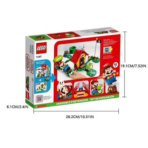 LEGO 71367 Marios hus och Yoshi expansionsset 10 best sales Yoshi-leksak - №5