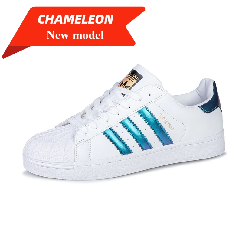 2024 New Chameleon Three Bars Couple Style Board Shoes Waterproof Wear-resistant Casual Shoes Street Trend Fashion Men's Shoes