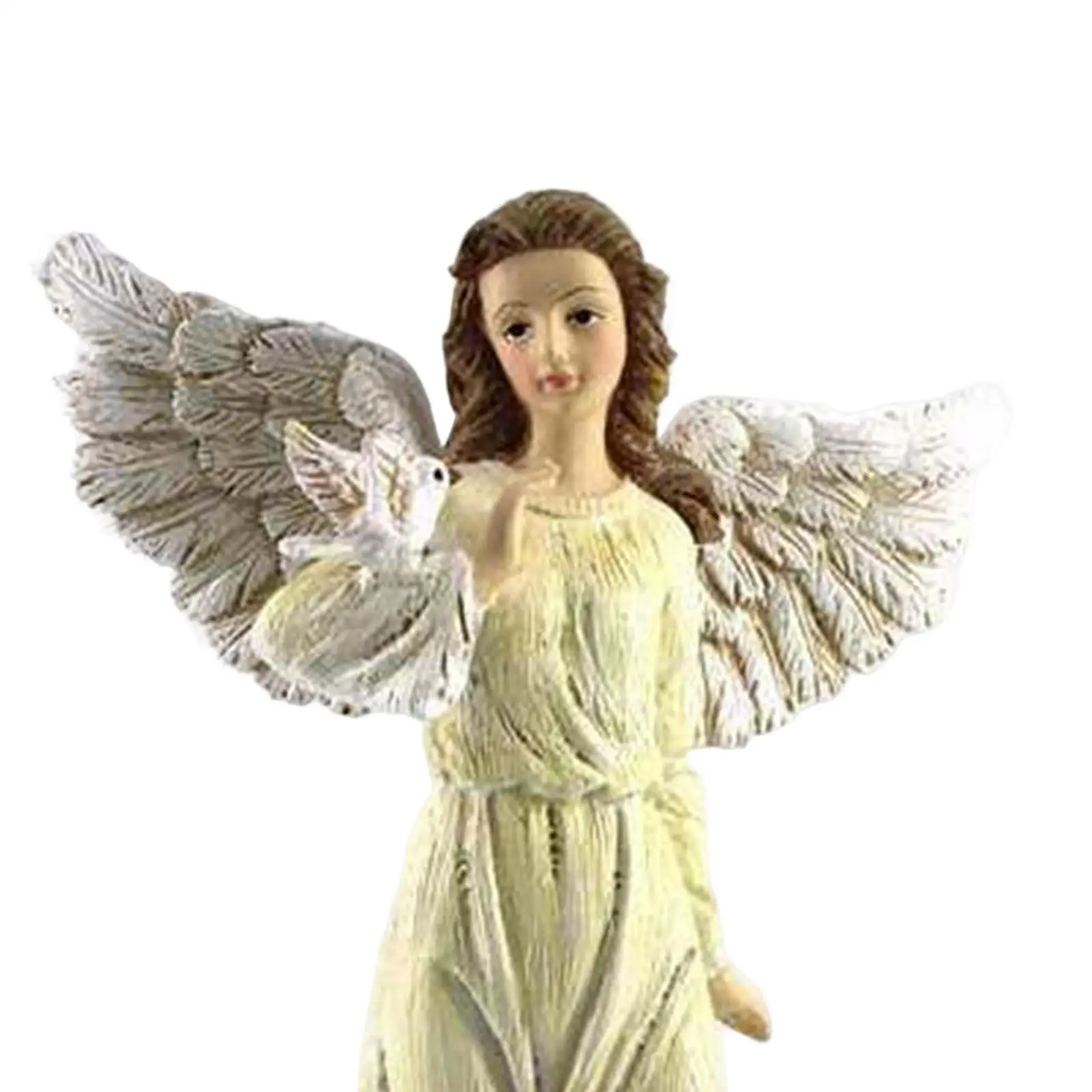 Mini Angel Figurine Resin Desktop Ornaments Art Ornaments for Entrance