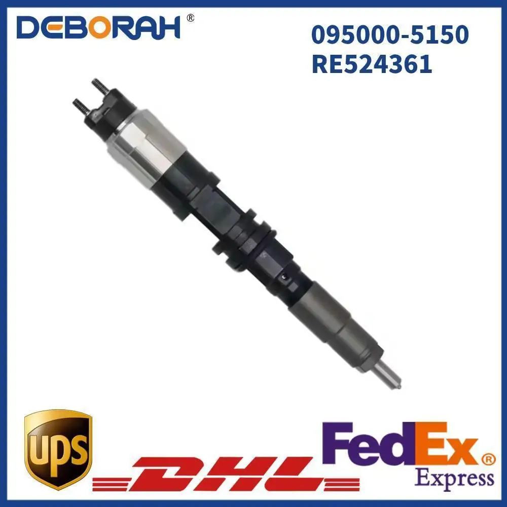 095000-5150 RE524361 RE518726 COMMON RAIL FUEL INJECTOR for John Deere 8.1L