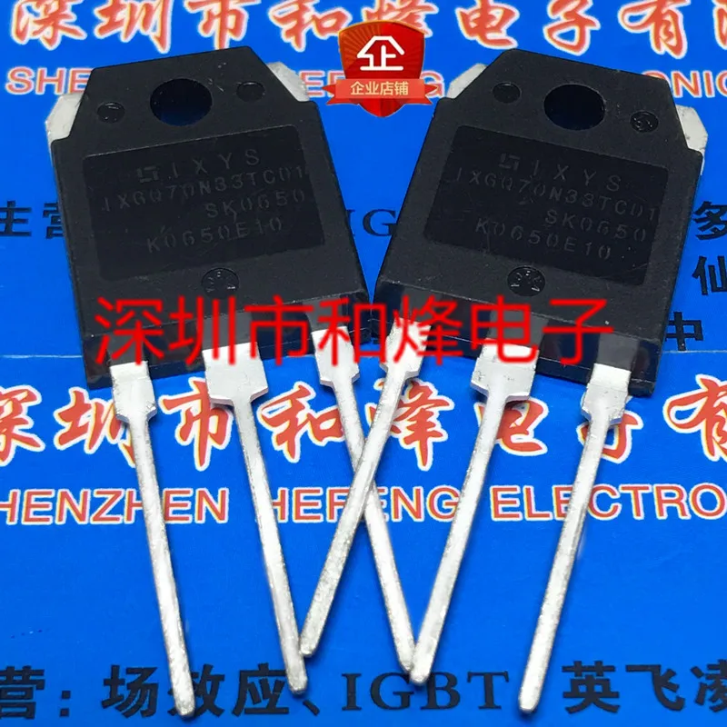 Free shipping   IXGQ70N33TCD1  TO-3P 330V 70A       10PCS