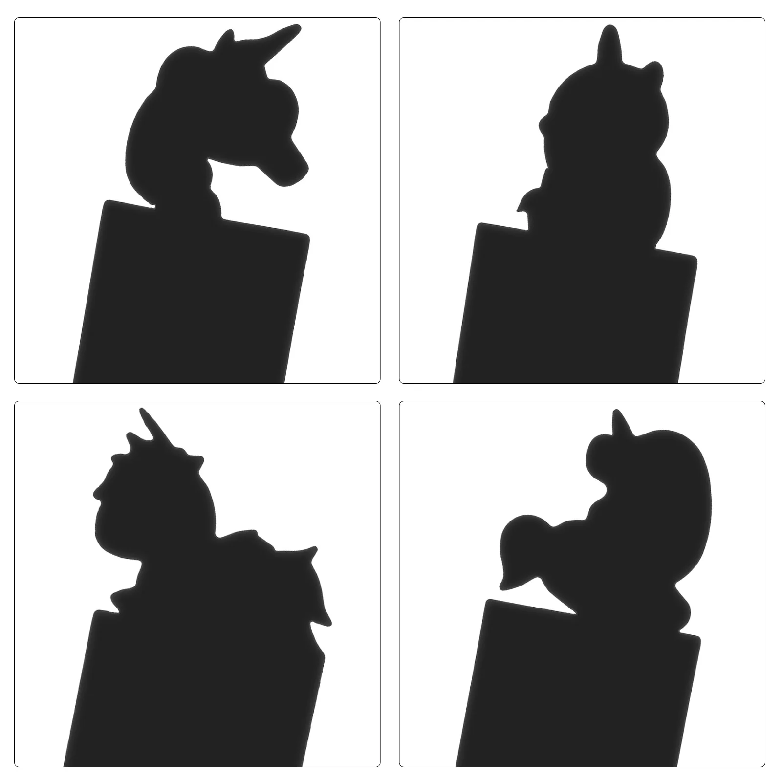 

24pcs Scratch Rainbow Bookmarks Diy Scratch Paper Art Adults Blank Animal Shaped Reading Markers Craft Gift Students