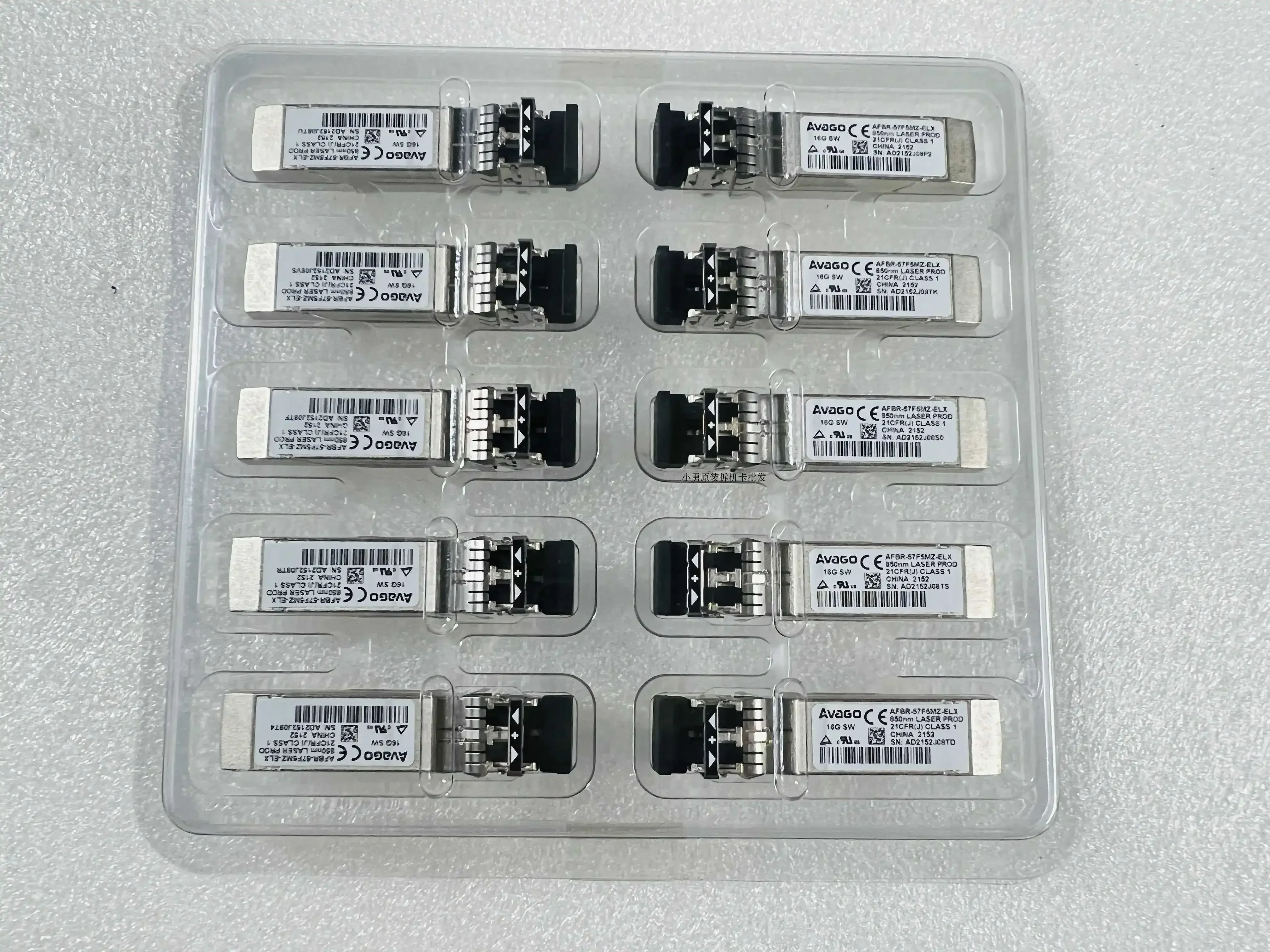 

Original Emulex 16g Sfp Fiber optical/AFBR-57F5MZ-ELX 850nm 300M/LPe16002 LPE16000 LPe16002B-M6 Lpe31002/Emulex 16gb Channel