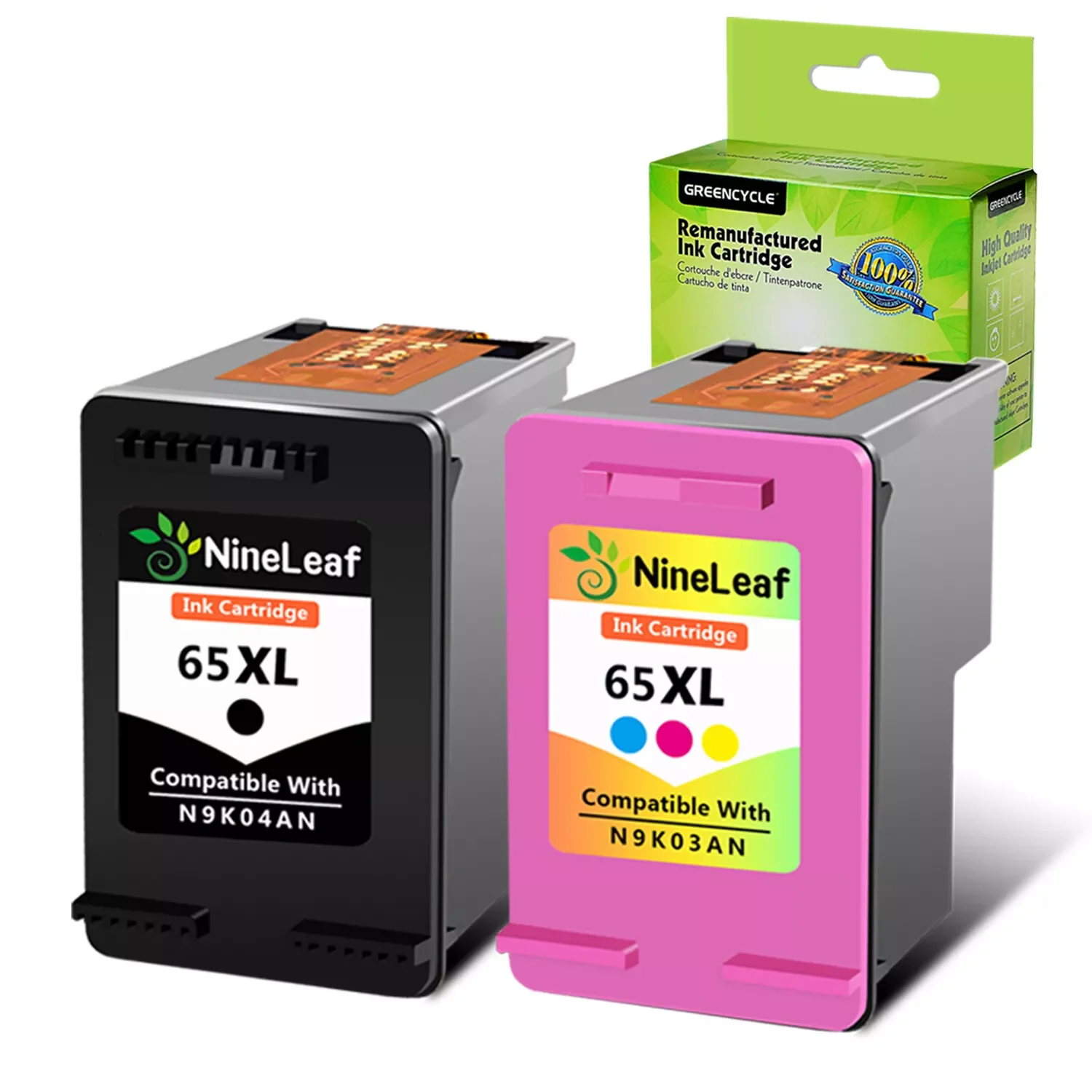 Compatible with HP 65XL 65 XL Ink Cartridge for Envy 5055 5058 5052 5010 5000 DeskJet 3755 2622 2655