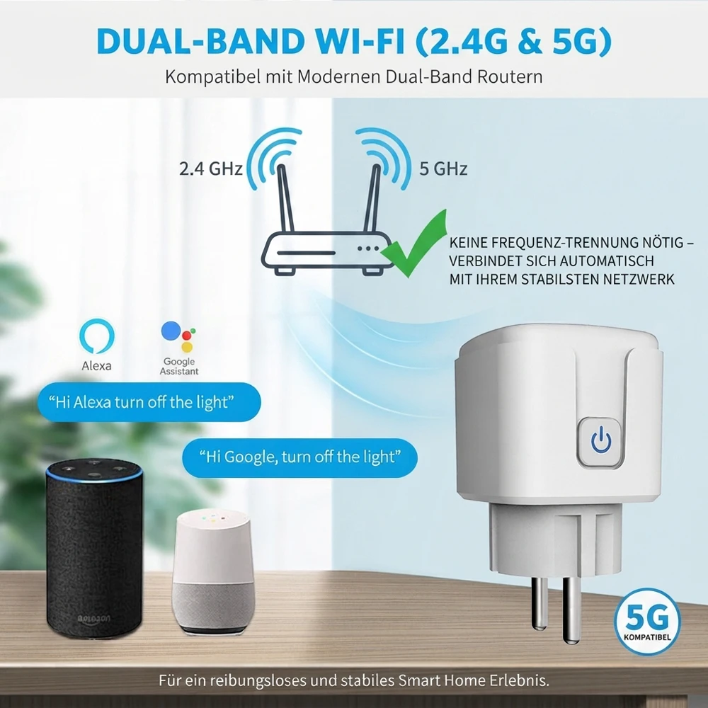 Presa intelligente Tuya WiFi a - Timer Dual Outlet recensione e prezzo