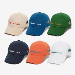 Korean version of the new golf men's/Women's sports ball cap absorbent sweat breathable summer outdoor adjustable cap